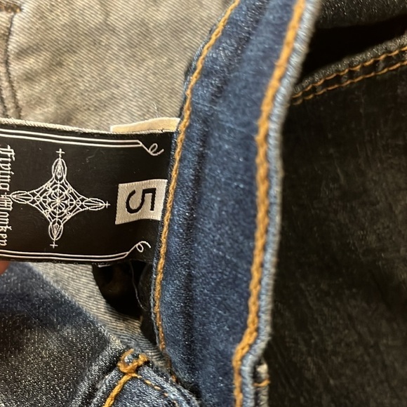 FLYING MONKEY Blue Skinny Jeans - Picture 3 of 4